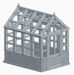 Download the .stl file and 3D Print your own Granddad's Greenhouse HO scale model for your model train set.